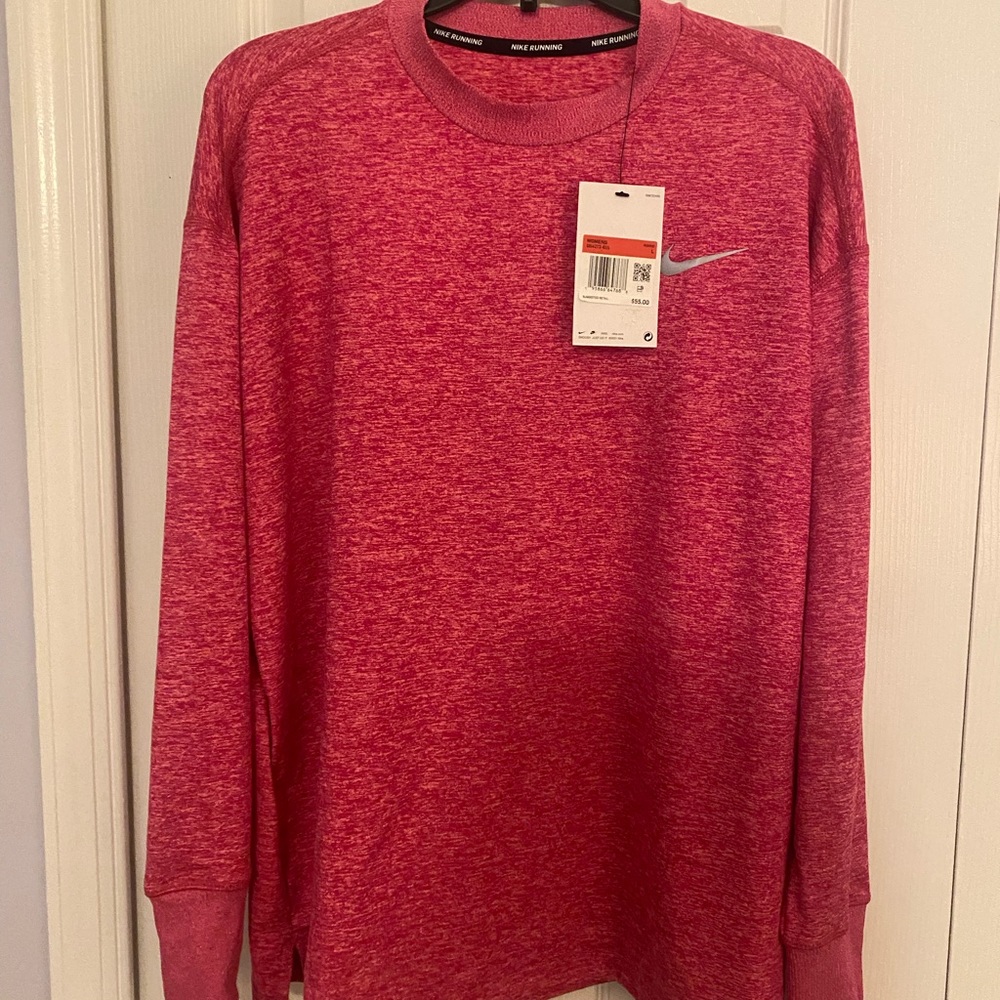 Brand new Nike dry fit pink longsleeve women’s large shirt